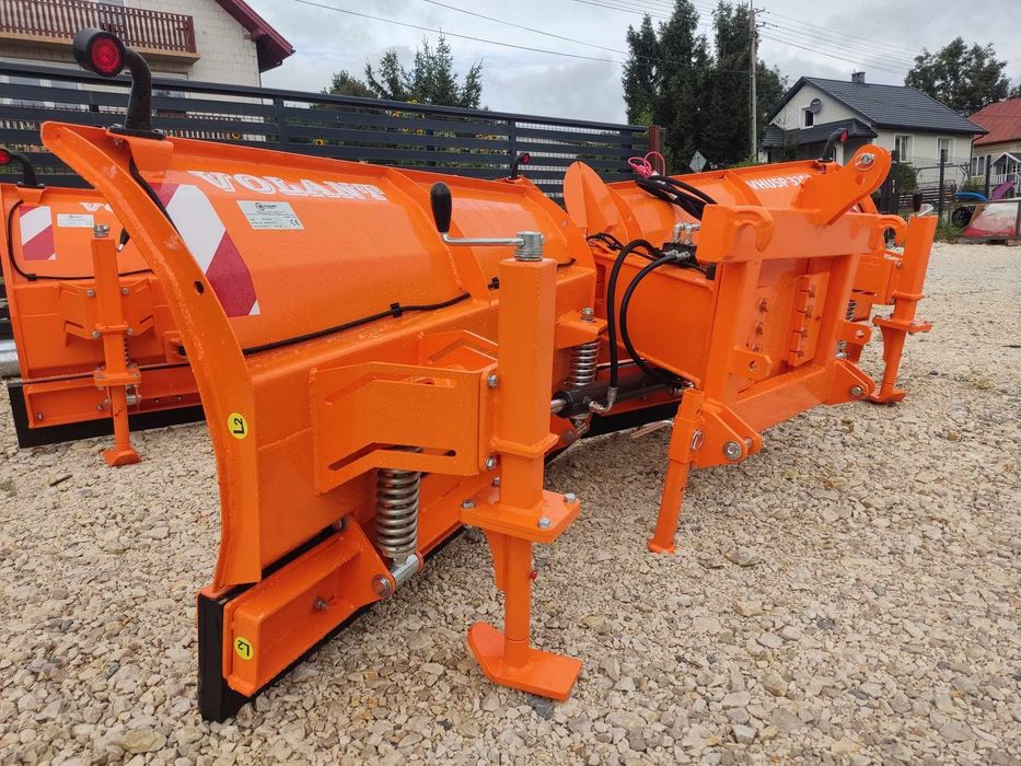 Solidny pług do śniegu hydrauliczny komunalny strzałka 3.2 m GWARANCJA