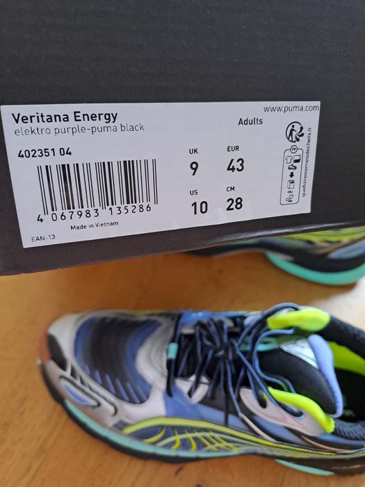 Buty adidasy Puma veritana energy 43 kolorowe nowe