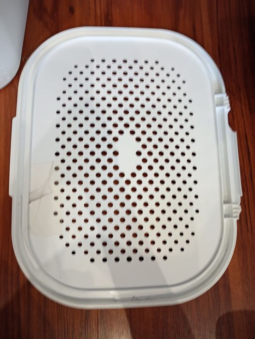 Kosz na pranie na zabawki bialy Curver