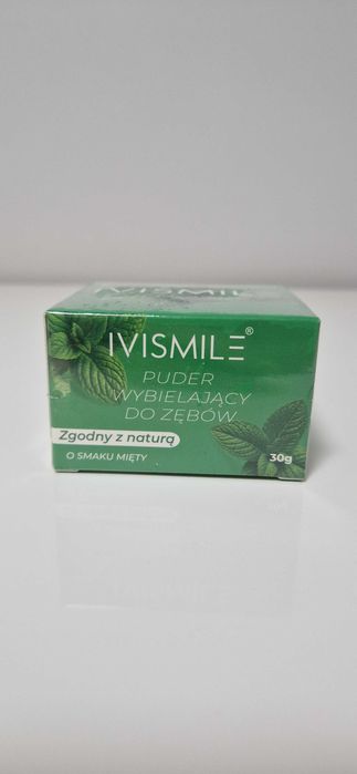 Ivismile Puder Wybielający Zęby mięta