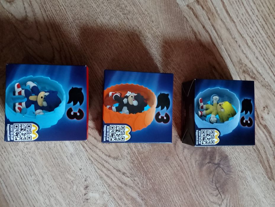 Figurki Sonic Mc donalds