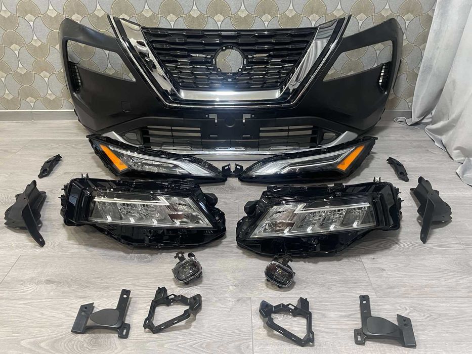 Бампер абсорбер крепление заглушка спойлер Nissan Rogue Рог 2021 + T33