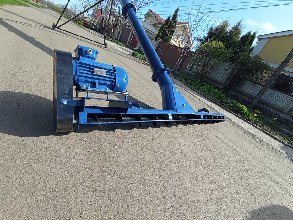 Шнековий погрузчик, гвинтовой конвеєр, шнек зерна 133мм