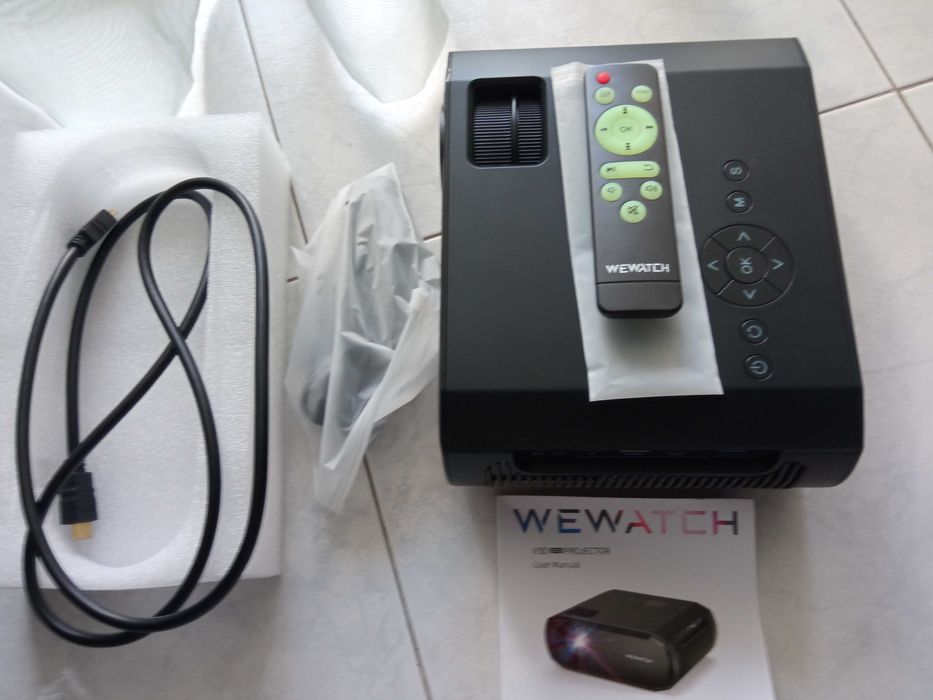 Projetor WEWATCH V50 HD Nativo 1080p