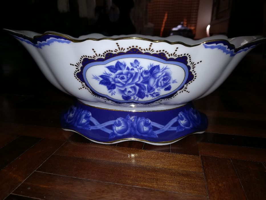 Terrina Porcelana DR, Porta velas flutuantes ou Castiçal em Vidro