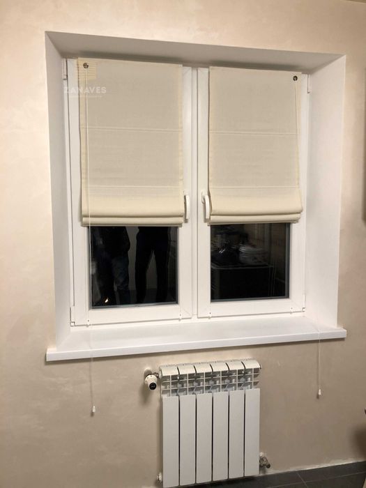 Рулонные шторы, тканевые ролеты, ролети день ніч, римские блекаут