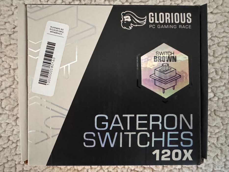 Glorious - Gateron Switches - Brown - 120x