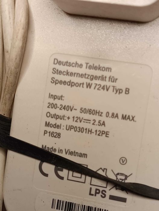 Блок живлення питания 12V 2.5A (5.5×2.5mm)