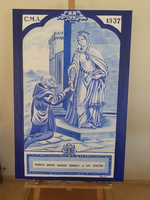 Vendo telas pintadas a óleo e acrilico