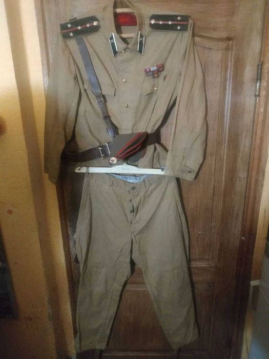 Форма капитана артиллериста ВС СССР Комплект Китель, Галифе, Ремень: 1 ...