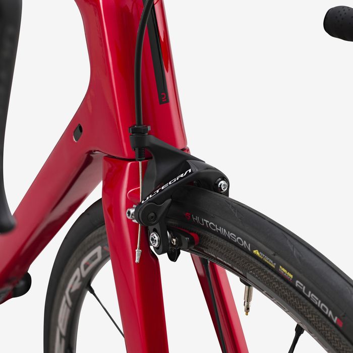 BICICLETA DE ESTRADA EDR CF ULTEGRA DI2 PASTILHA Vermelho