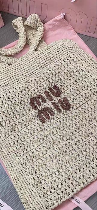 Torebka damska raffia