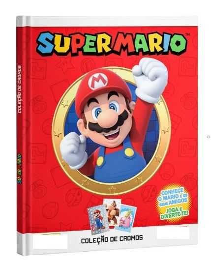 Cromos de caderneta Super Mário