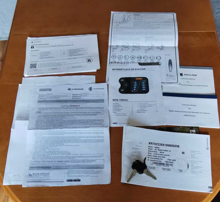E-bike Kross Trans Hybrid 522 WH ALV+2 akumulatory 522Wh+2 ładowarki