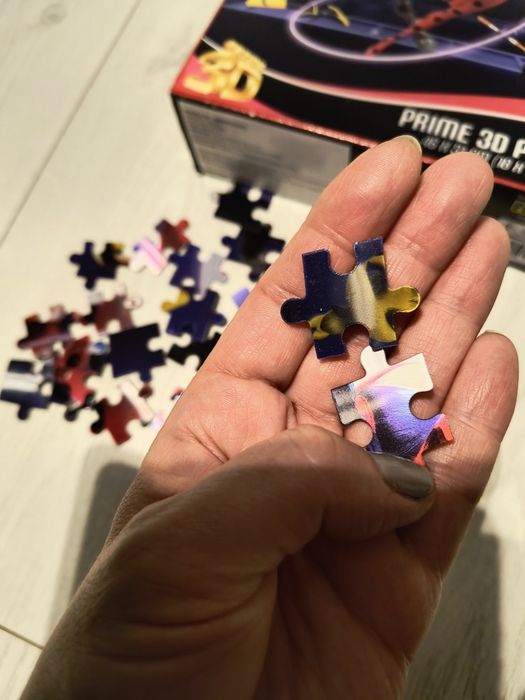 Puzzle 3D Biedronka i Czarny kot