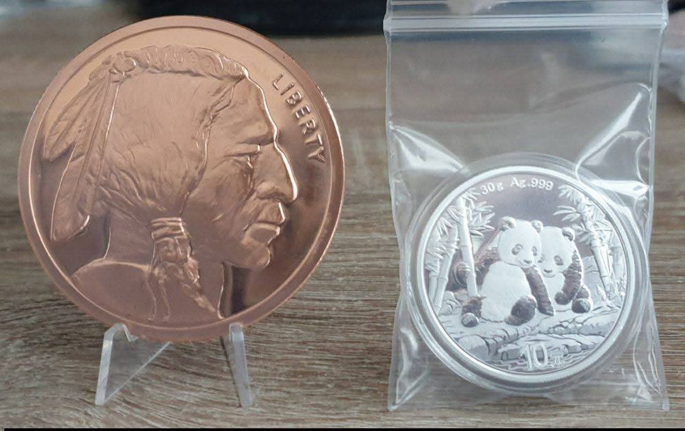 Мідний Раунд " БАФАЛО". США. 5 унцій чистої міді. (155 грам).