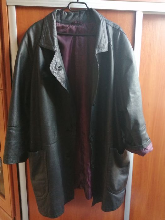 Ładna Duża Kurtka skóra naturalna 4XL