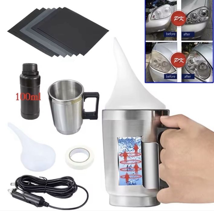 Розпродаж! Набір для хімічного полірування фар авто!