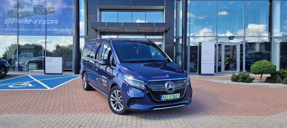 Mercedes-Benz klasa-v EQV  elektryczny 6 osób darmowe przeglądy zasięg 360km demo dealera