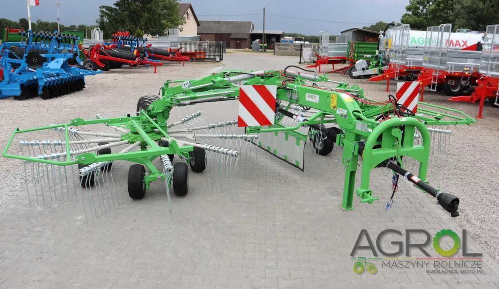 Zgrabiarka jedno karuzelowa INTER-TECH ZKT-3.5m tandem 4.2m KUNH