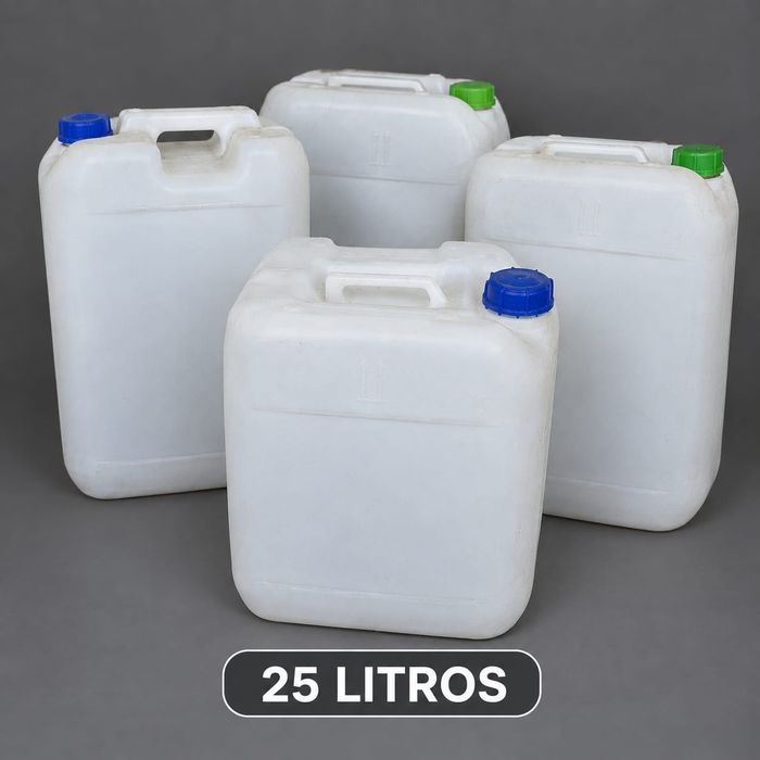 Bidões 25L - Utilizados apenas 1 vez