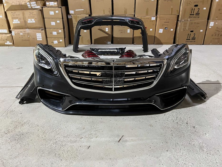 Комплект рестайлинга на Mercedes w222 s63 amg lci Рестайлинг