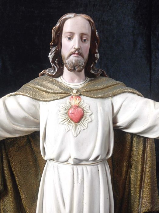 Jezus stara gipsowa figura GF1019