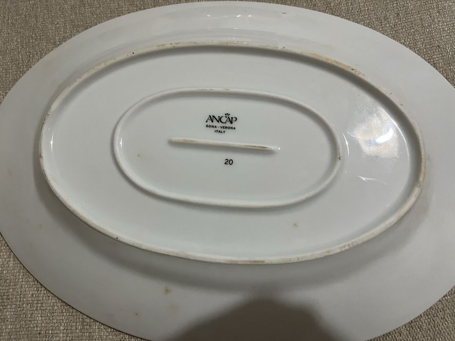 Travessa grande porcelana