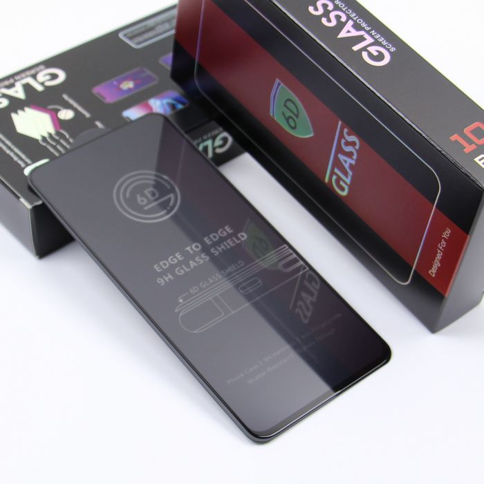Szkło hartowane 6D do iPhone 17 Pro Max / 18 Pro Max czarna ramka 10w1