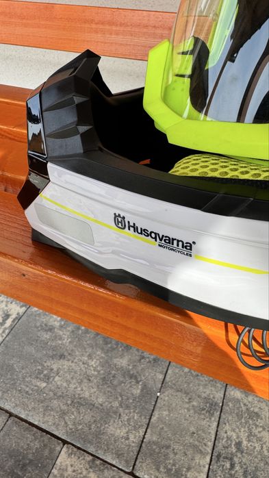 Kask Husqvarna roz L dzieciecy  + gogle