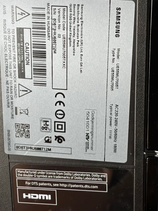 Televisão Samsung em ótimo estado