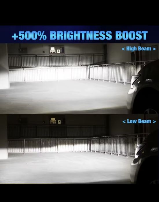 Lâmpadas led H7 novas em caixa