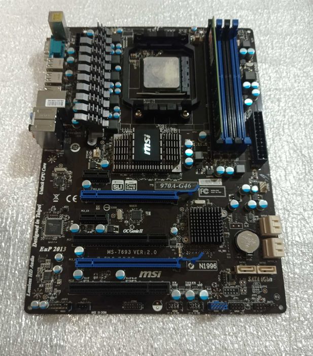 Материнская плата MSI 970A-G46 (sAM3+, AMD 970/SB950) НЕ РАБОЧАЯ
