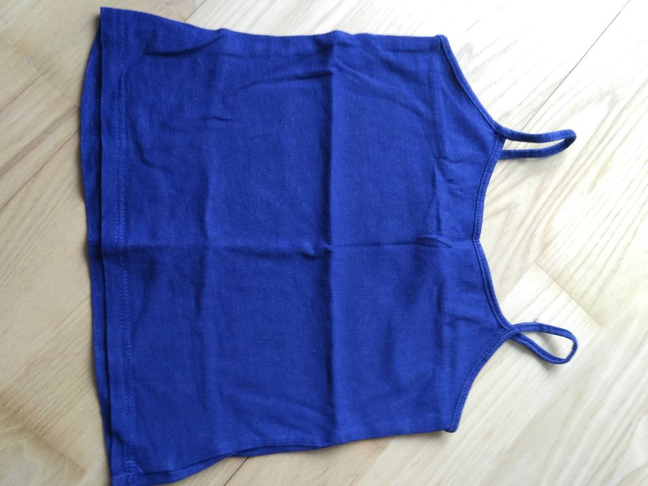 Koszulka na ramiączkach 86/92 granat Ralph Lauren bawełna top