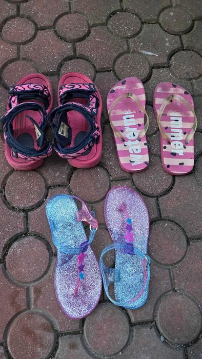 Buty dziewczęce używane rozmiar 33-34