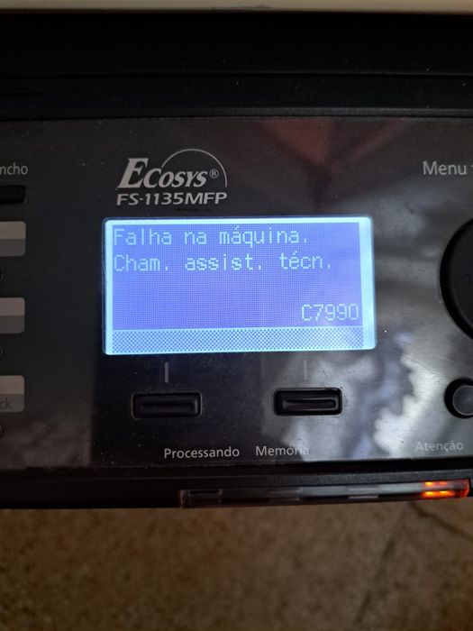 Modelo da Impressora:
Kyocera ECOSYS FS-1135MFP