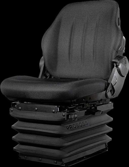 Fotel PROBOSS AS1480 pneumatyczny siedzenie do ciągnika Lkt 81 Zetor Ursus Valtra Same Valmet Terex JCB Landini Grammer