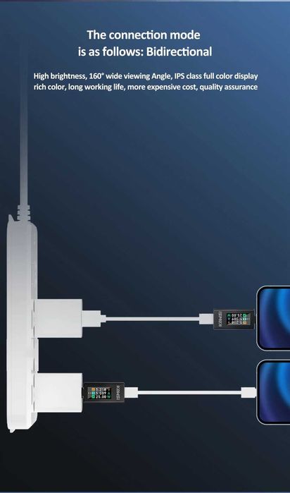 USB мульти-тестер емкости аккумулятора, вольтметр, амперметр