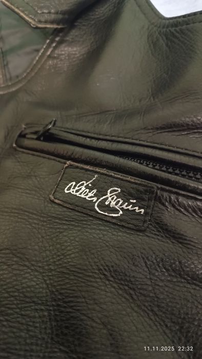 Штани  шкіряні мотоциклетні напів-комбінезон