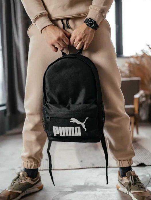 Чорний рюкзак Puma - міцний, легкий, зручний для міста та подорожей