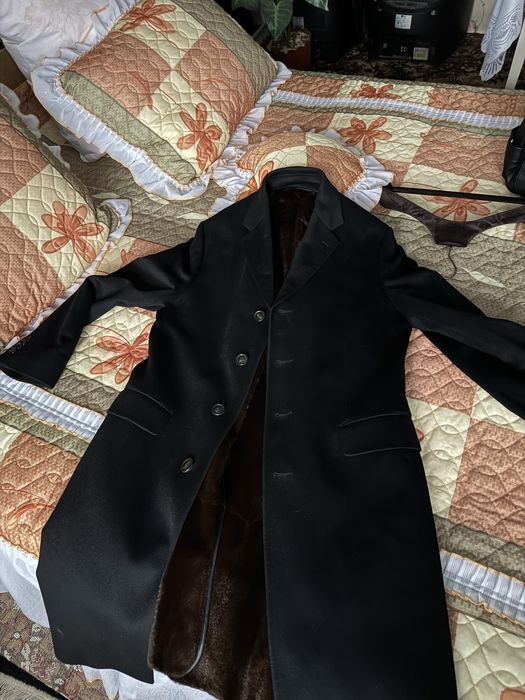 Чоловіче пальто з натуральною підкладкою