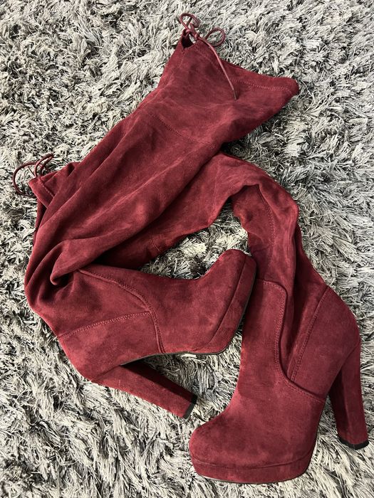 Ботфорти на каблуку