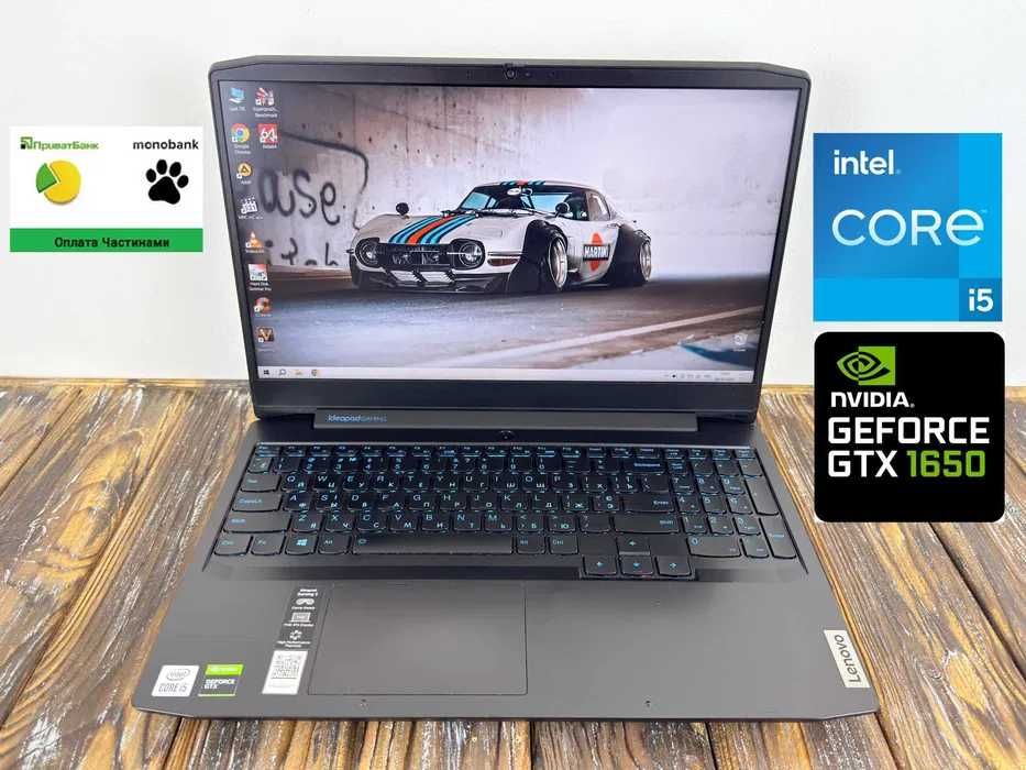 Зручний Ігровий Ноутбук Lenovo Ideapad Gaming 3 15IMH05 /GTX 1650 4 GB /ГАРАНТІЯ
