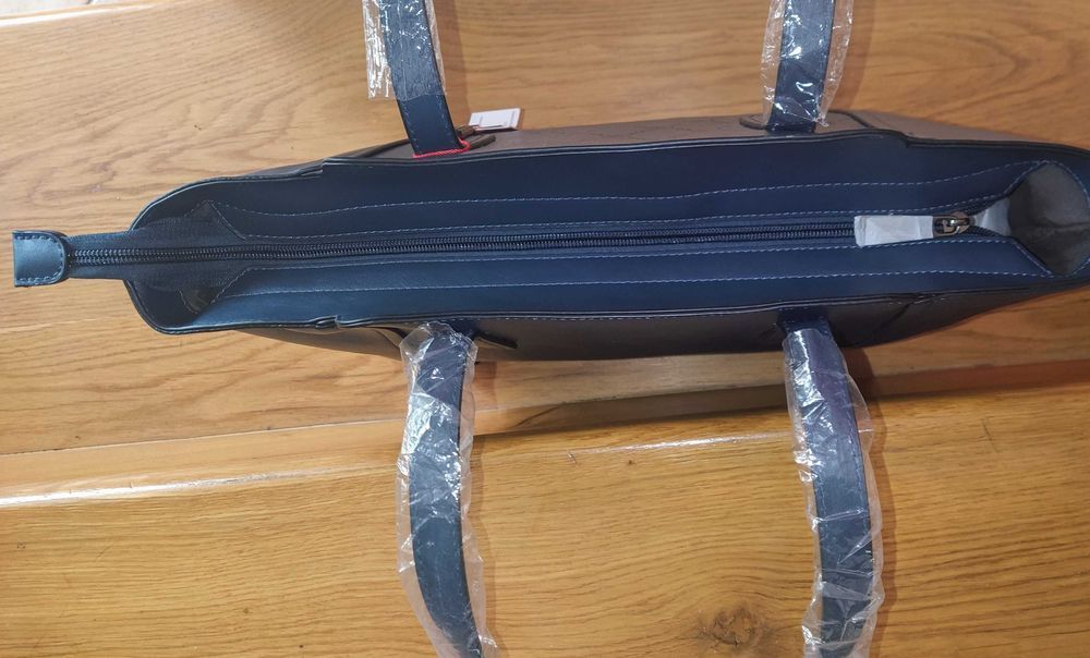 Duża torebka damska A4 Pierre Cardin - NOWA granat