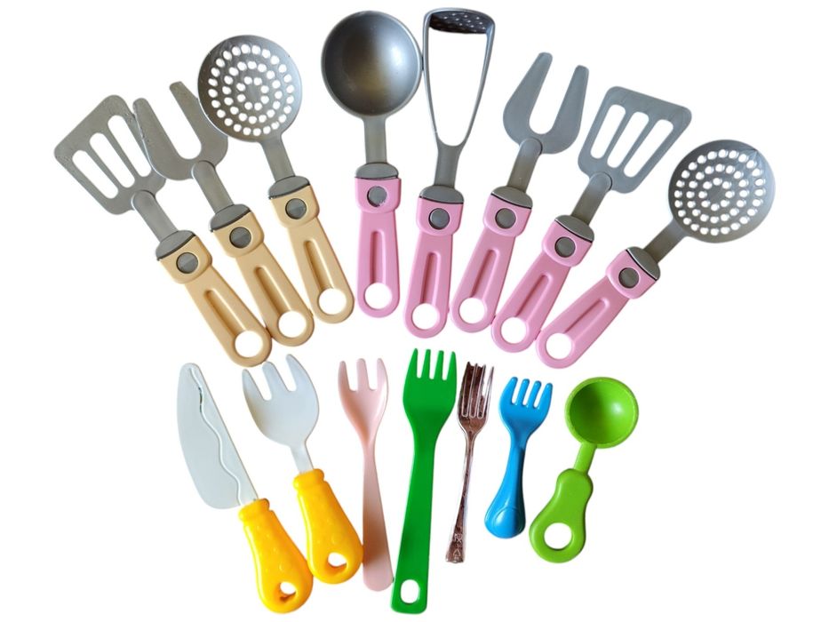 Набір кухаря посуду овочі та фрукти