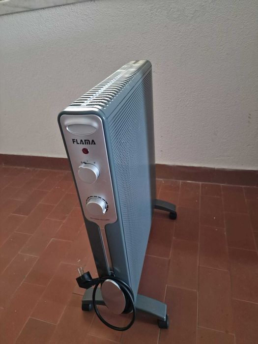 Aquecedor Mica FLAMA - cinzento
