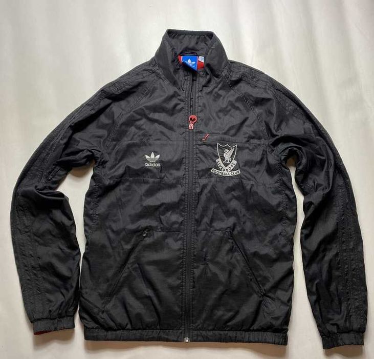 FC LIVERPOOL The Reds ADIDAS Originals czarna kurtka/wiatrówka rozm M