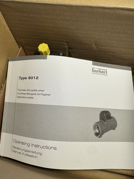 Przepływomierz zanurzeniowy optyczny Burkert flow 8012 optic Durchflusssensor Flow Meter