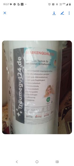 Materac nowy 140 x 200 x 15