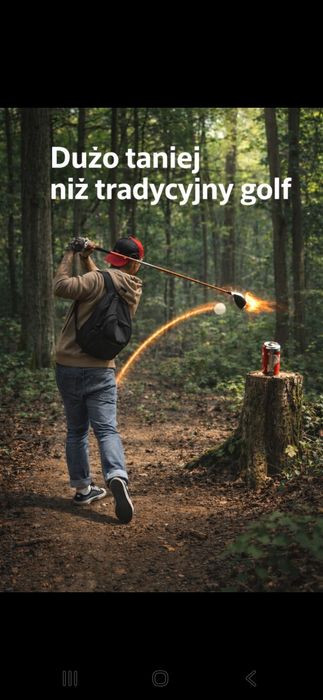 Zestaw do Turbogolfa 2 kije + 50 pilki.